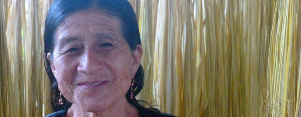 Fundadora cooperativa paja toquilla Santa Elena Ecuador